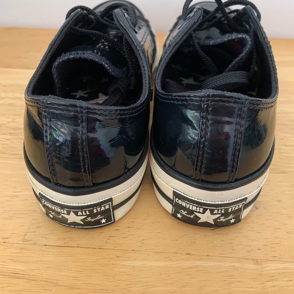 Converse Chuck 70 Ox 'Black Patent' Sneakers Size 5.5 - Picture 6 of 10
